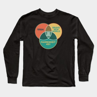 You Are Here - Venn Diagram Retro Color Long Sleeve T-Shirt